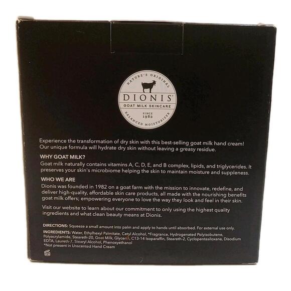 Dionis Goat Milk Skincare Hand Cream Nutcracker Peppermint Twist 1 Duo Pack 1 Oz - Picture 6 of 7